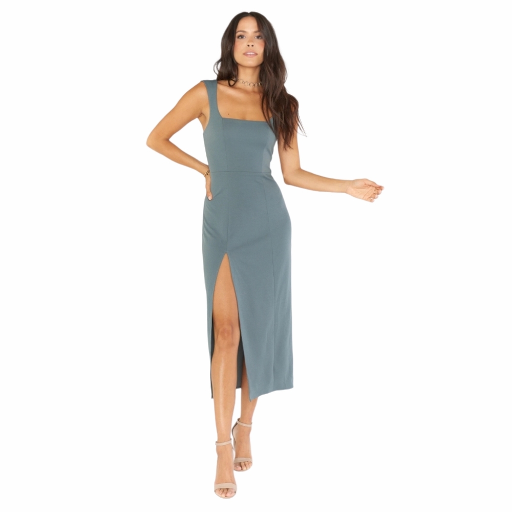 NWOT Show Me Your Mumu Eden Midi Dress/Sage Green